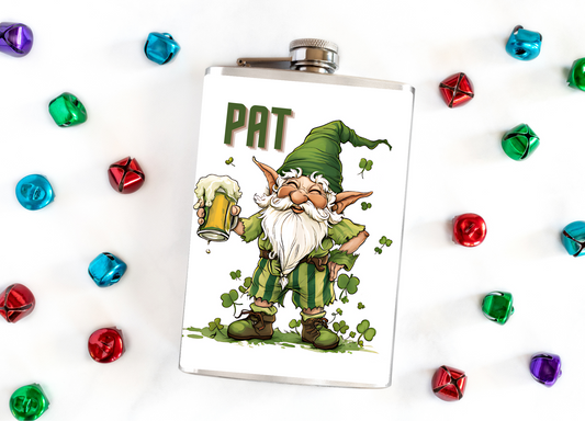 Leprechaun Gnome Flask