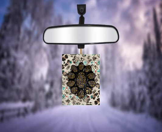 Southwestern Leopard Print Rectangular Air Fresheners