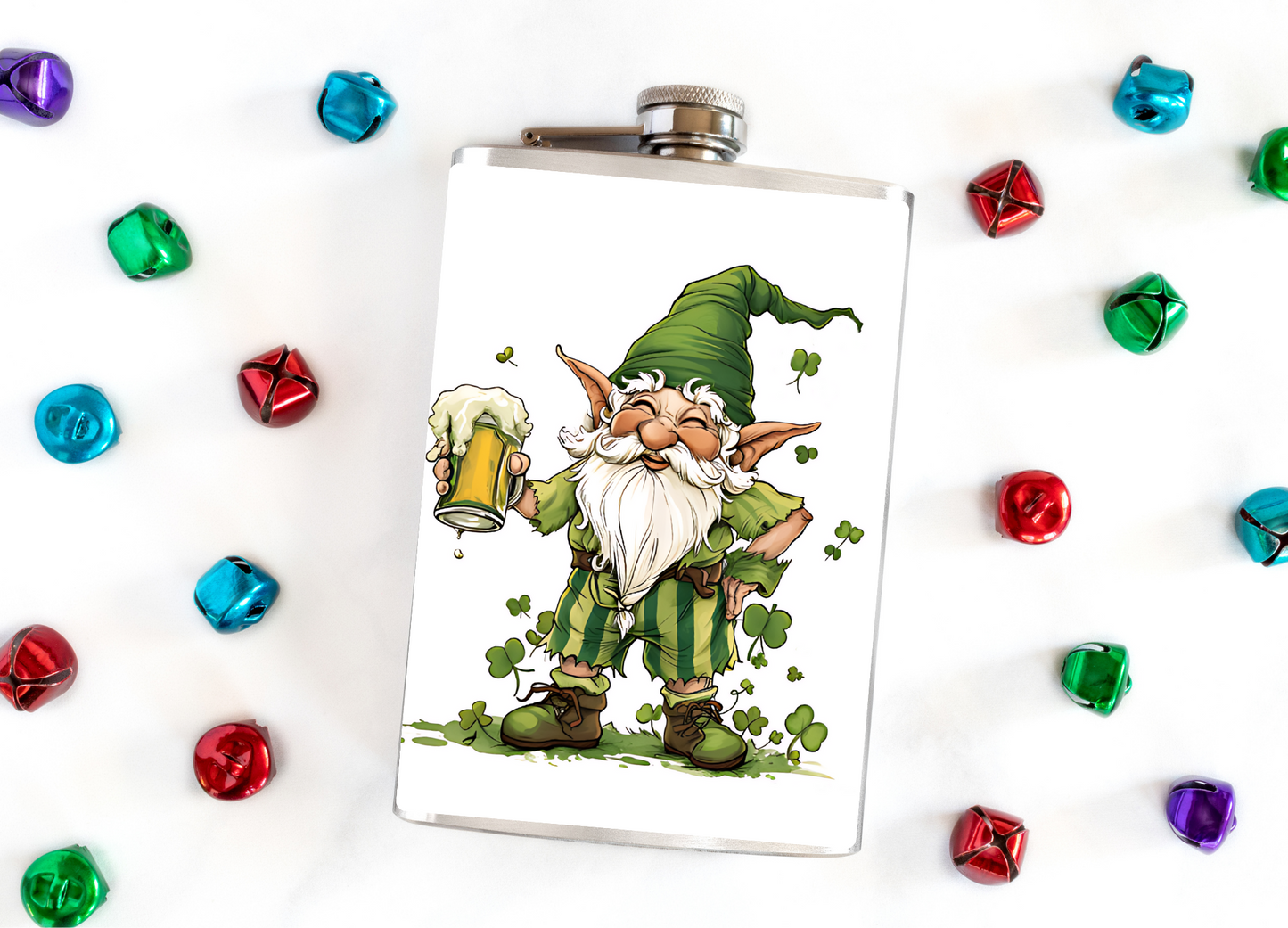 Leprechaun Gnome Flask