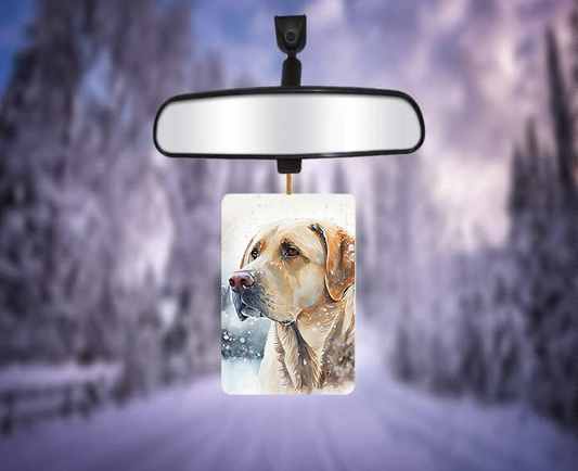 Yellow Labrador Retriever Rectangular Air Fresheners