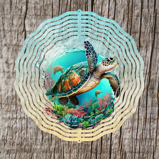 Sea Turtle Wind Spinner