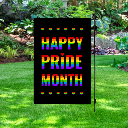 Happy Pride Month Garden Flag