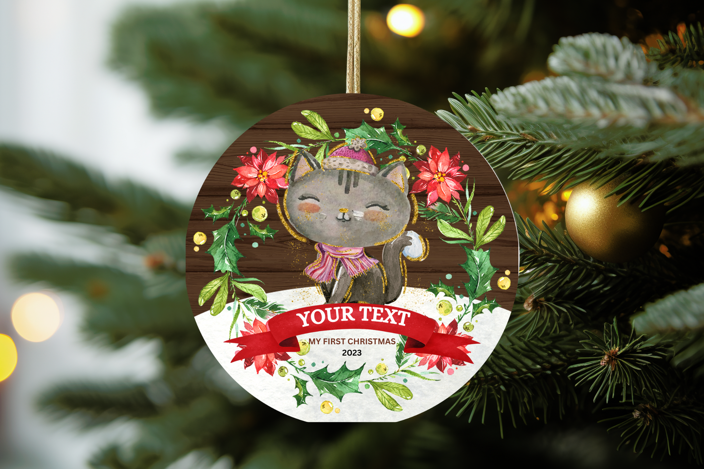 First Christmas Personalized Ornament