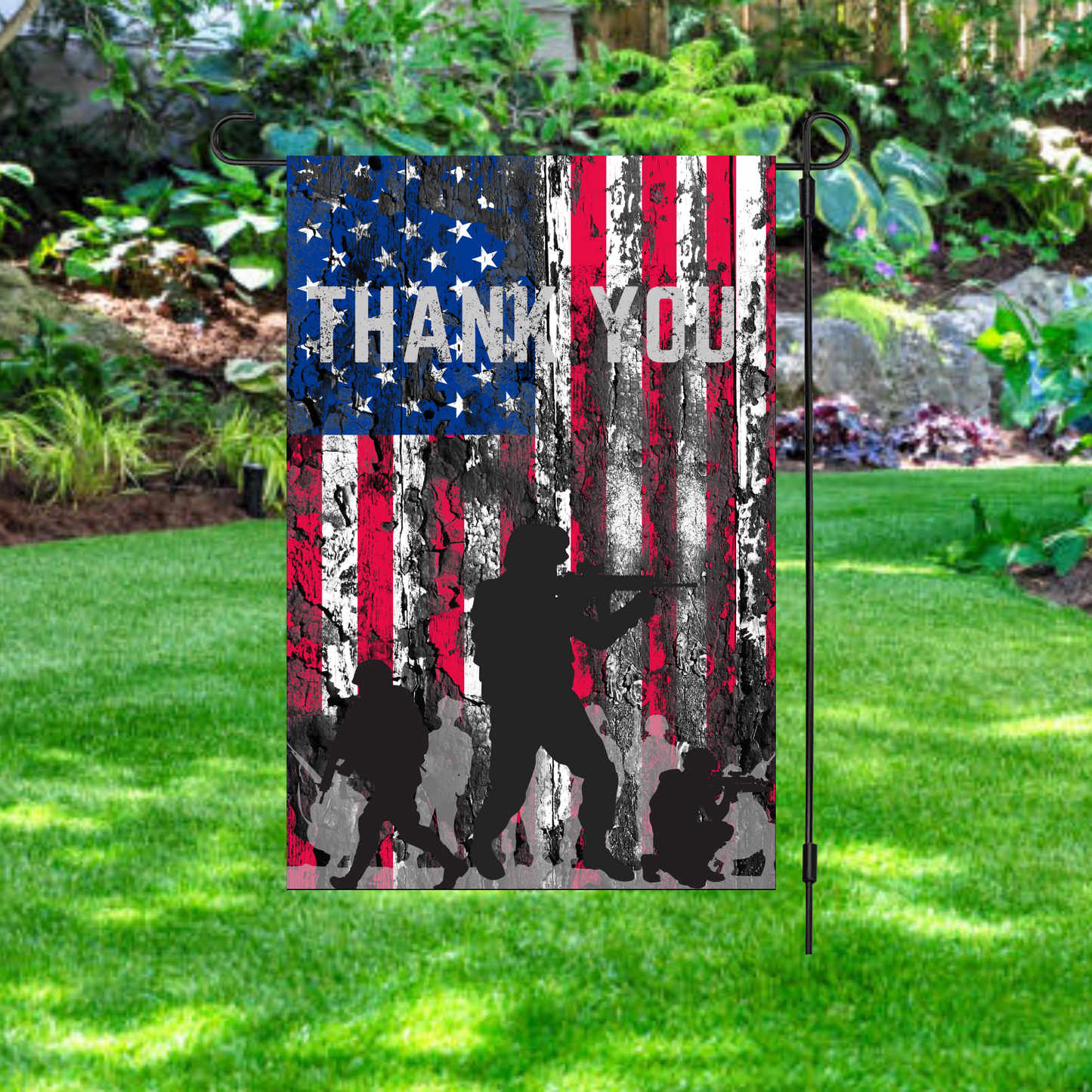 Thank You (Veterans) Garden Flag