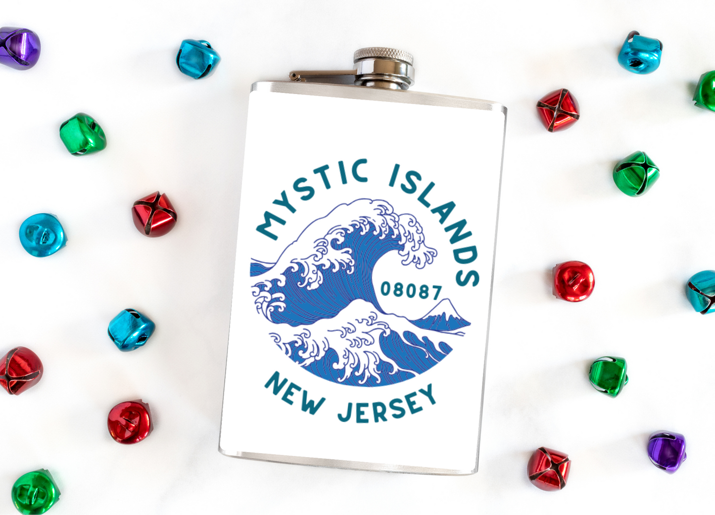 Mystic Islands Waves Flask