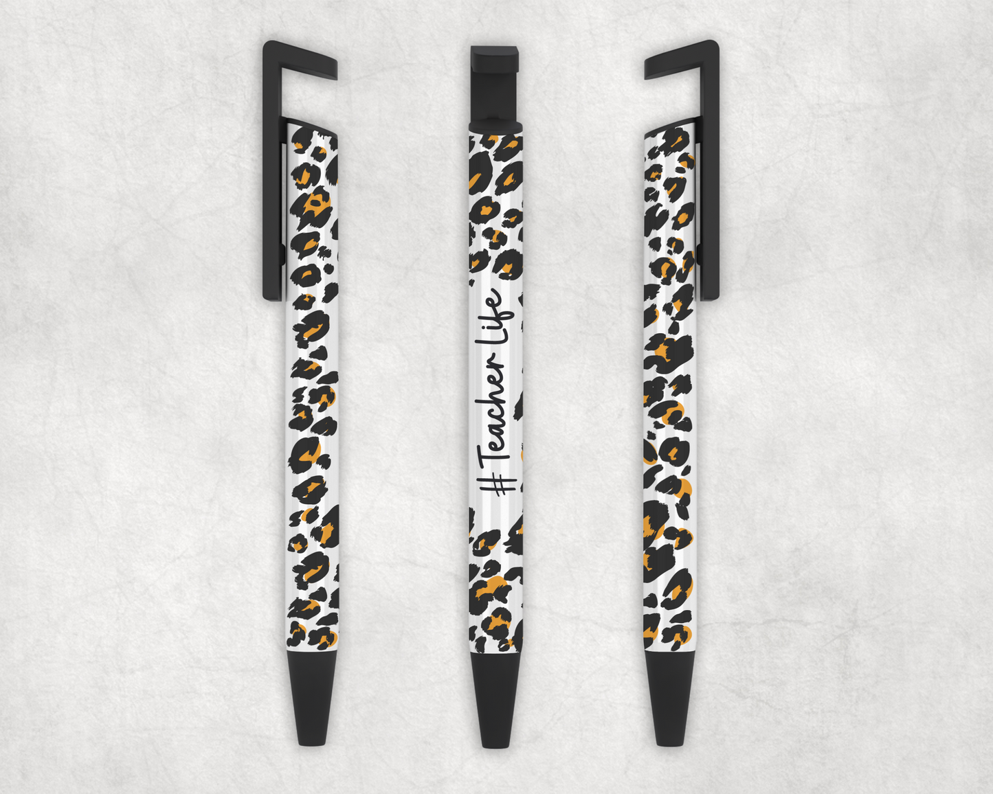 #TeacherLife Leopard Print Pen