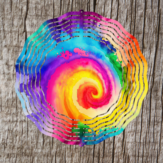 Rainbow Swirl Wind Spinner