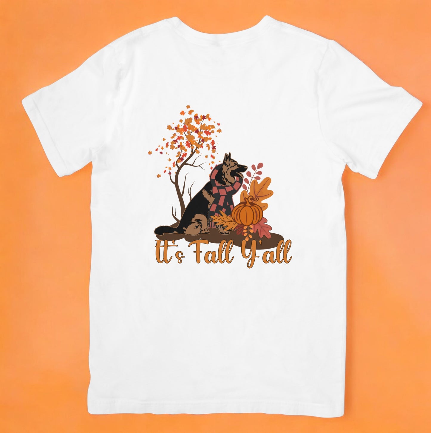 German Shepard It's Fall Y'all T-Shirt