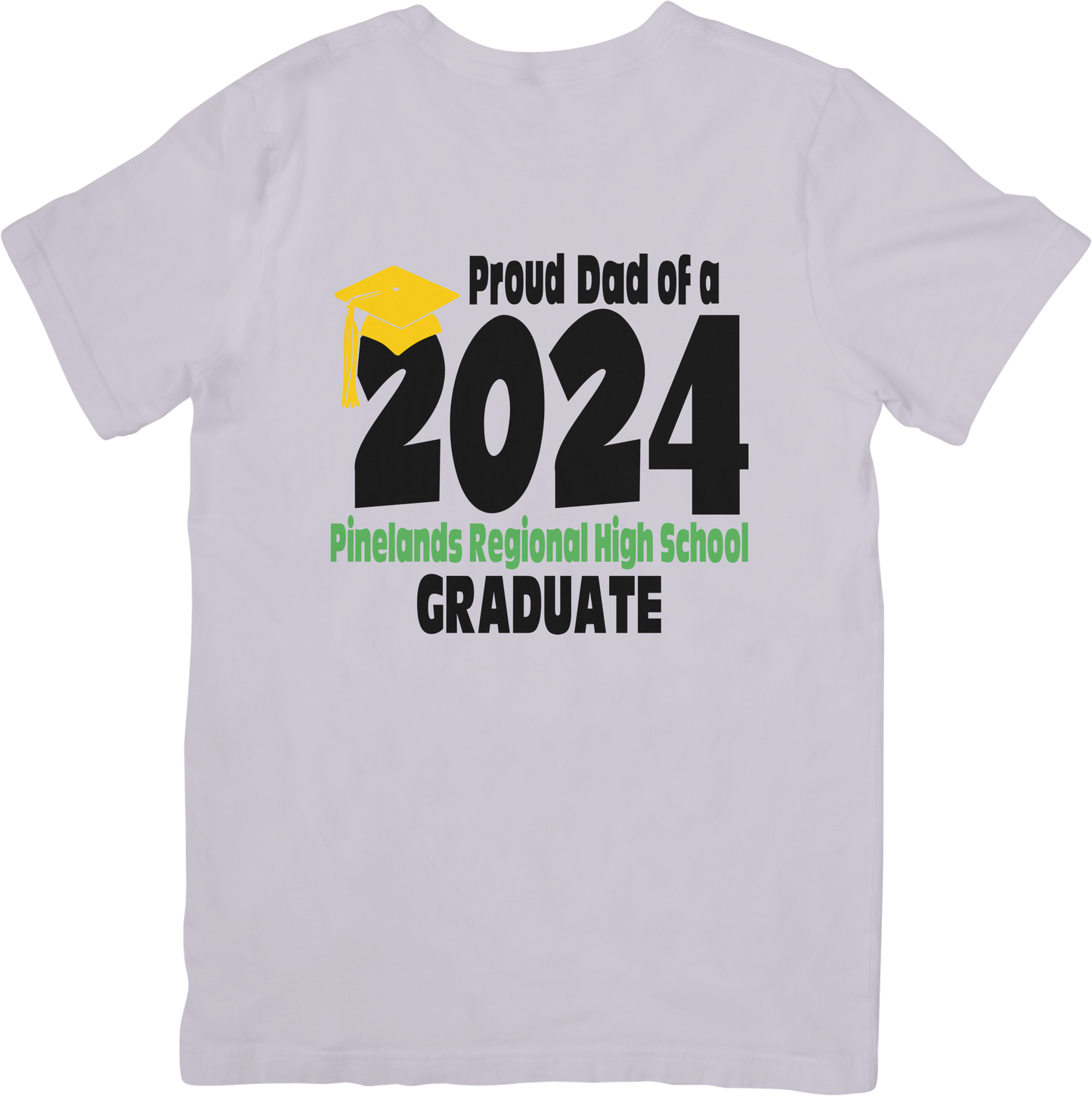 2024 Proud Dad Pinelands Regional High School Graduate T-Shirt