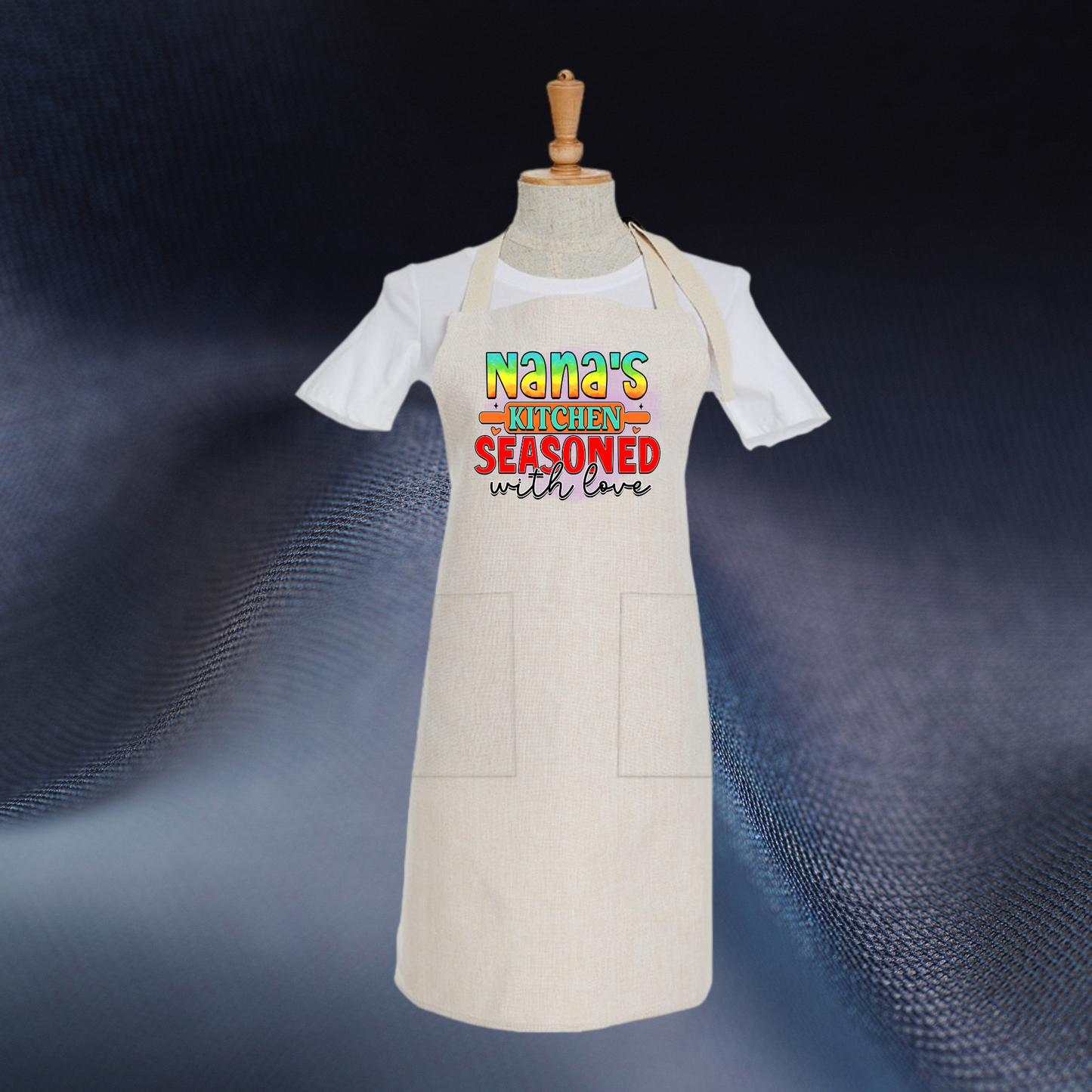 Nana's Kitchen Seasoned with Love Apron