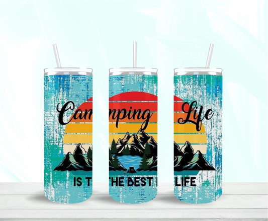 Camping Life is the Best Life Skinny Tumbler