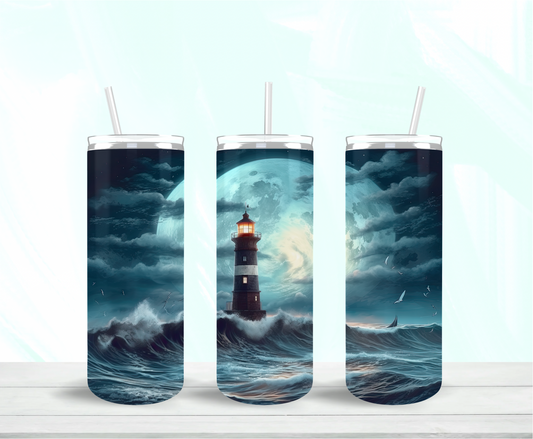 Lighthouse Skinny Tumbler