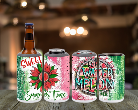 If You Drink Don't Drive Do The Watermelon Crawl 4-in-1 Can Cooler