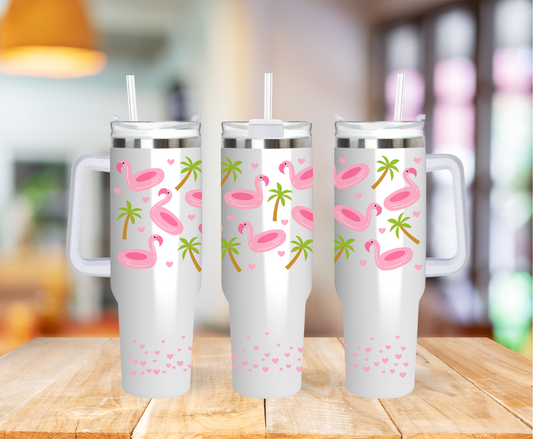 Flamingos 40 ounce Coffee Mug Tumblers