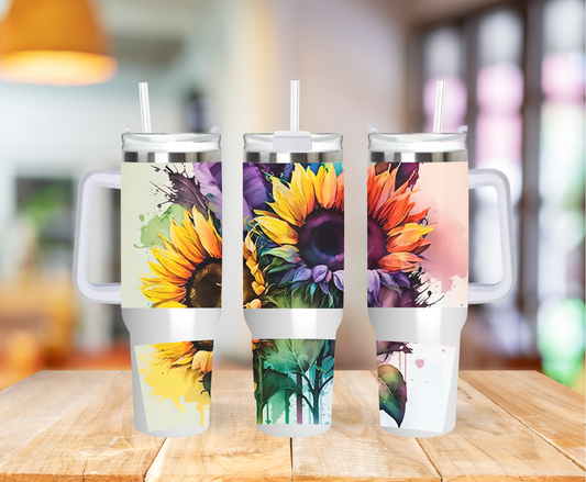 Sunflower 40 ounce Coffee Mug Tumblers