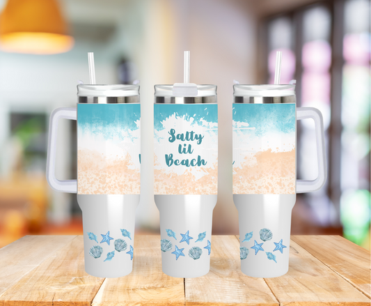 Salty Lil Beach 40 ounce Coffee Mug Tumblers