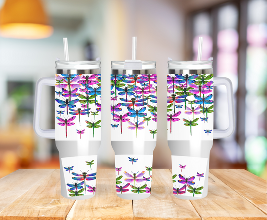 Dragonflies 40 ounce Coffee Mug Tumblers