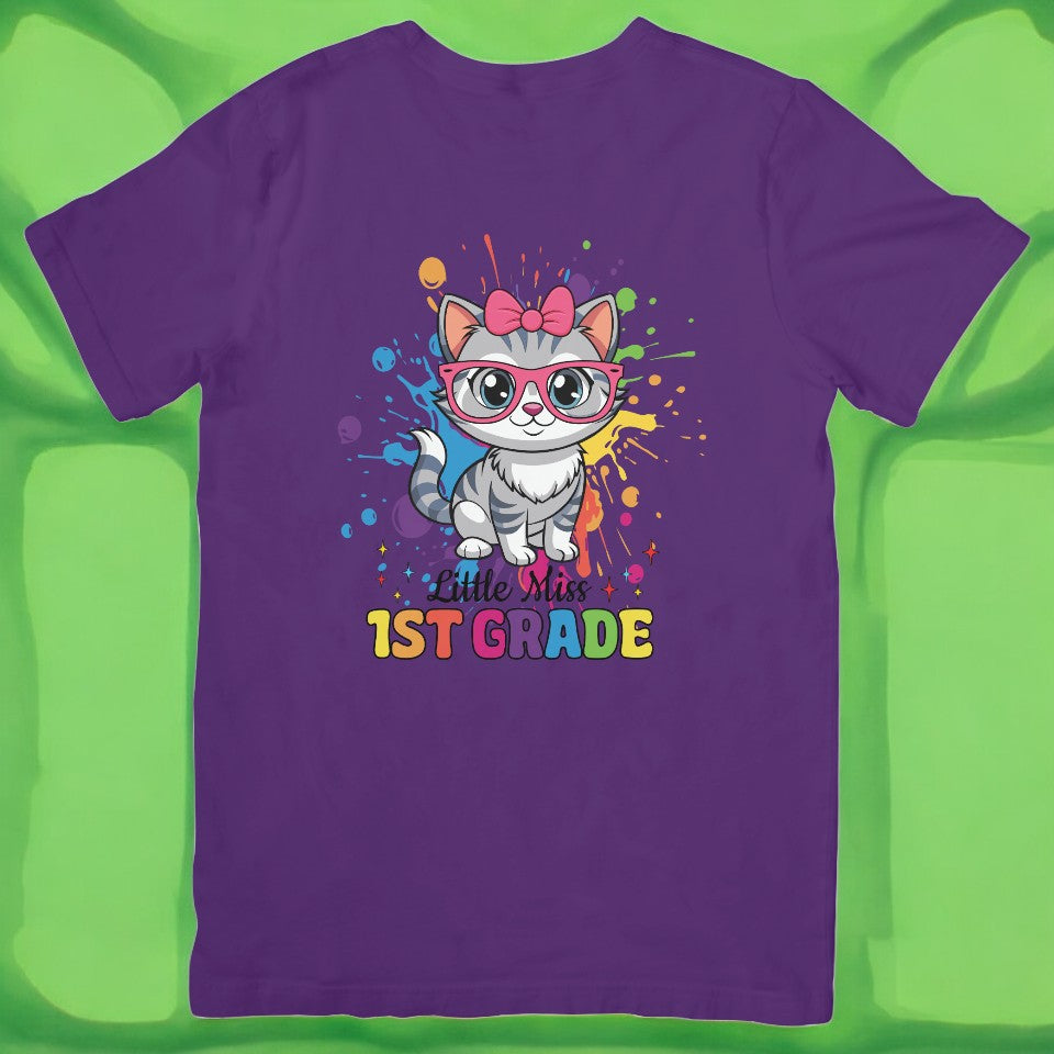 Little Miss First Grade Kitty T-Shirt