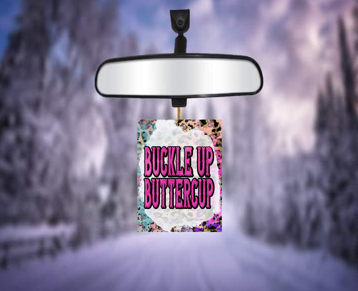 Buckle Up Buttercup Rectangular Air Fresheners