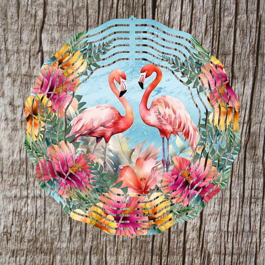 Flamingo Wind Spinner