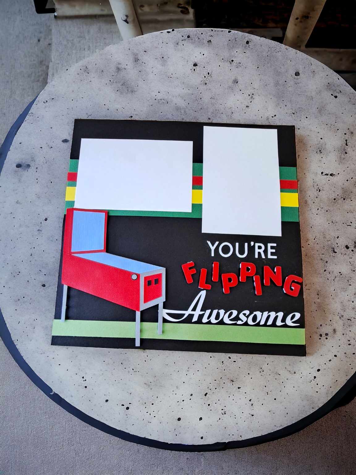 You're Flipping Awesome Scrapbook Layout