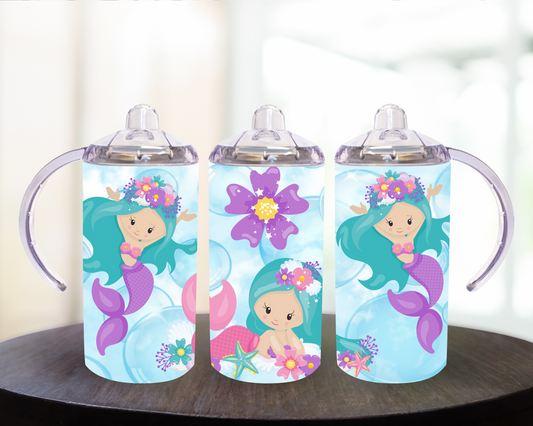 Mermaid 12 oz Sippy Cup