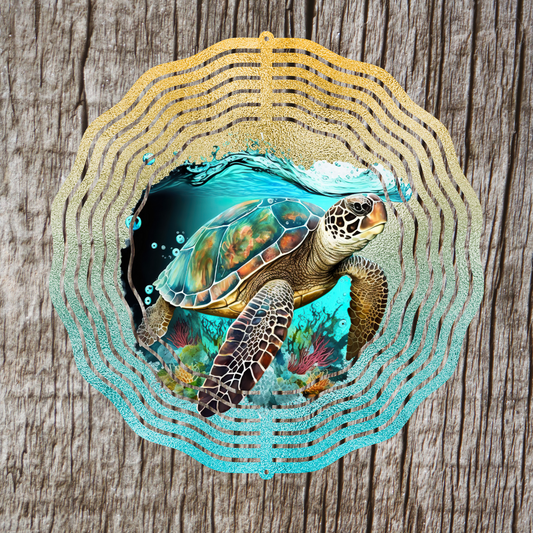 Sea Turtle Wind Spinner