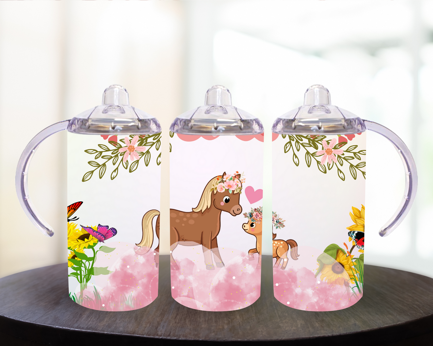 Horses 12 oz Sippy Cup