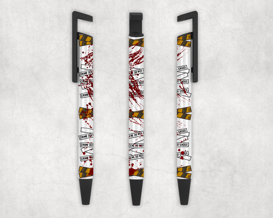 Blood Splatter Crime Scene Pen