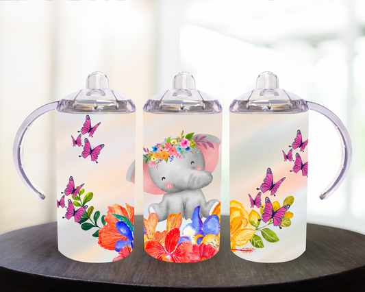 Elephant 12 oz Sippy Cup