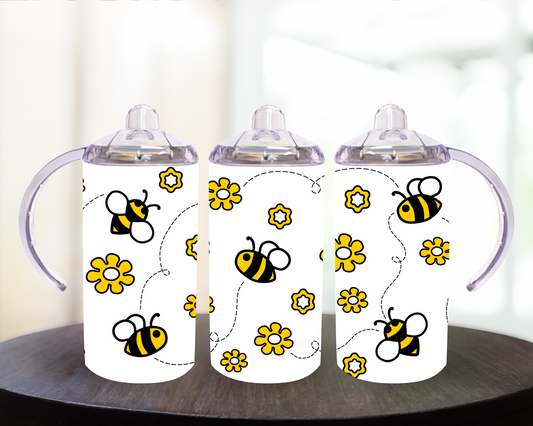 Bees and Flowers 12 oz Sippy Cup