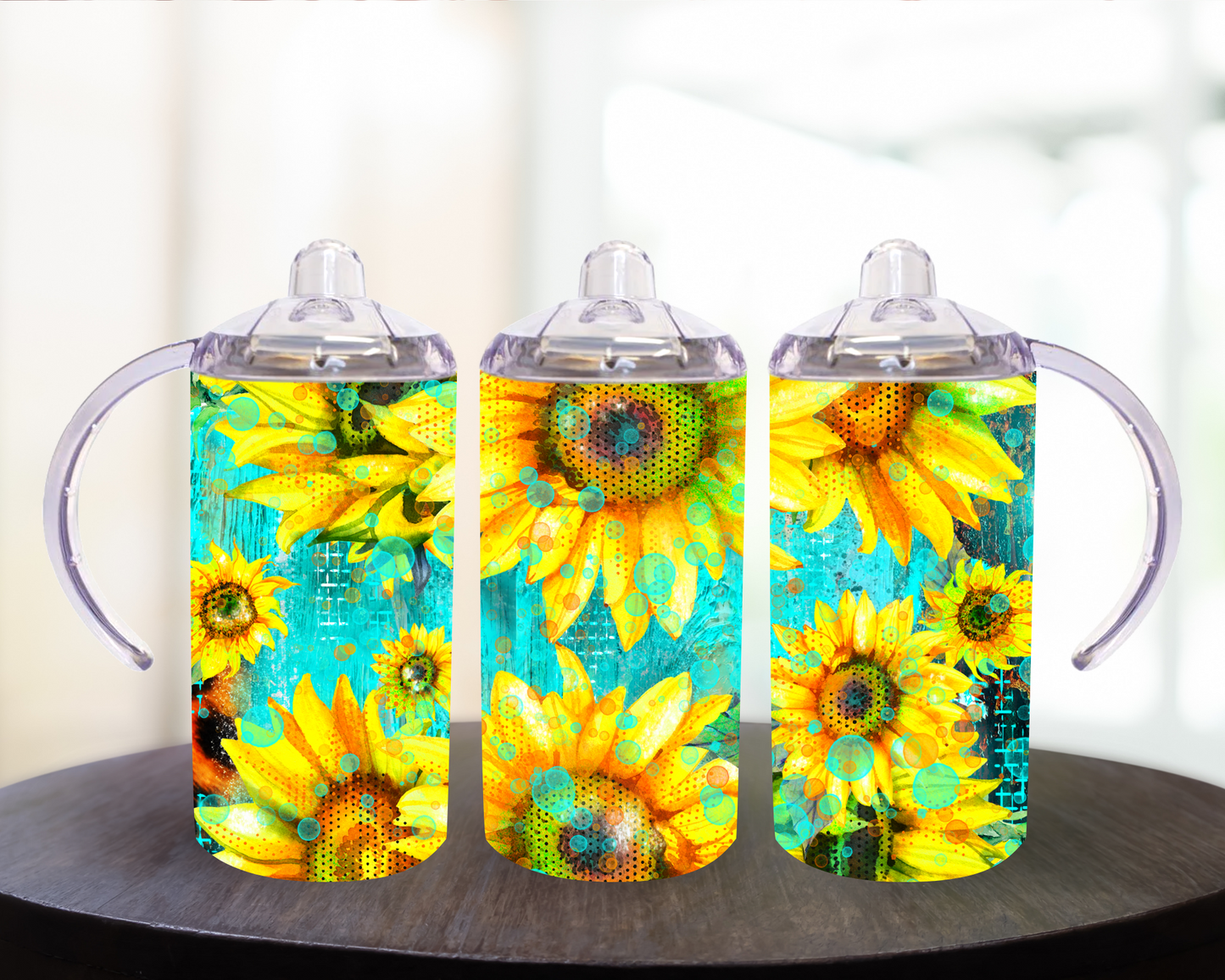 Sunflowers 12 oz Sippy Cup