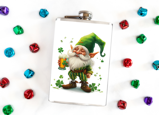 White Beard Gnome Flask