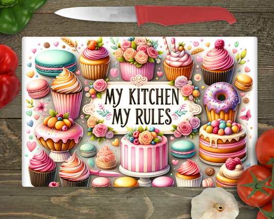 My Kitchen My Rules Cutting Board