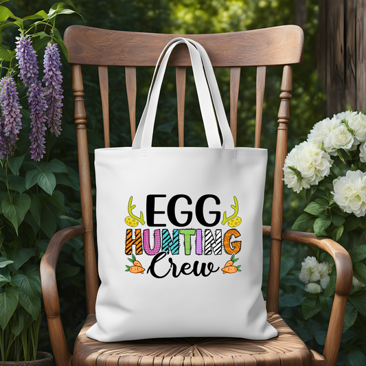 Egg Hunting Crew Easter Tote