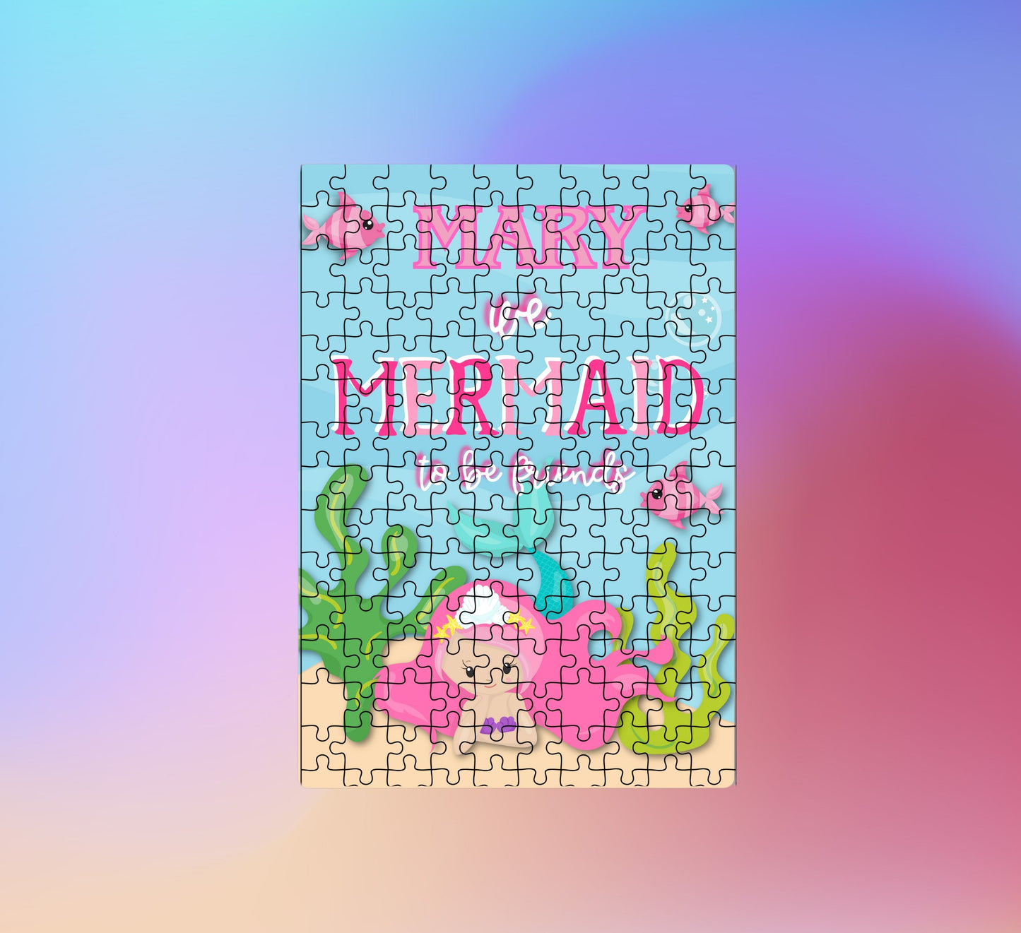 Personalized We Mermaid To Be Friends Puzzle