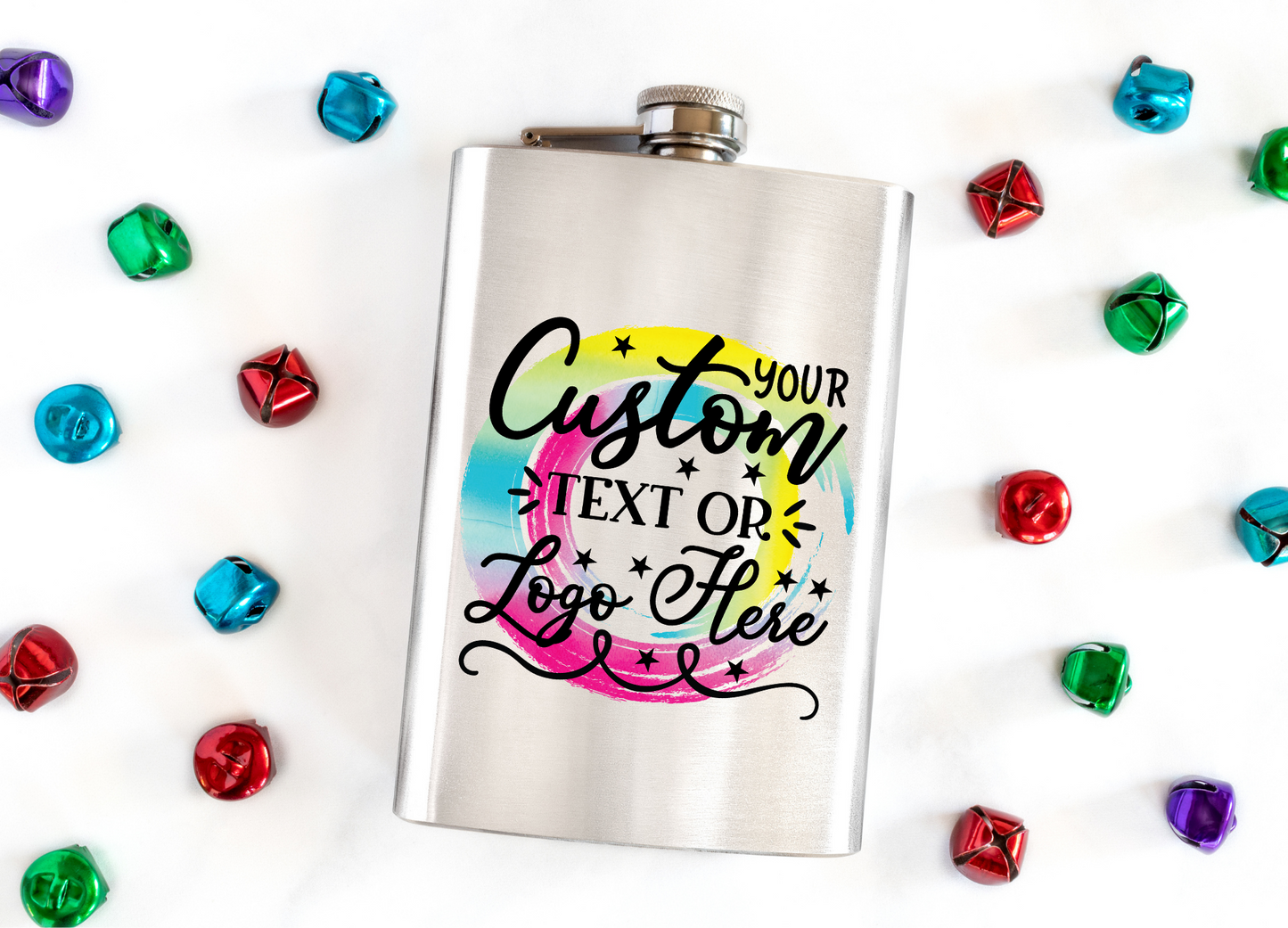 Personalized Custom Photo Flask