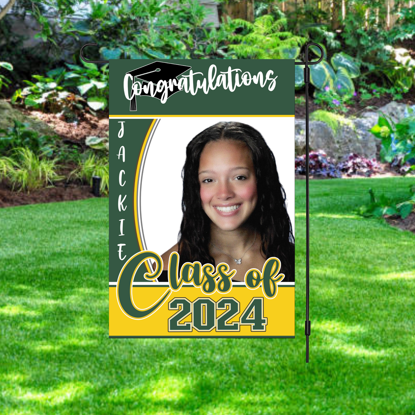 2024 Pinelands Regional High School Custom Graduation Garden Flag