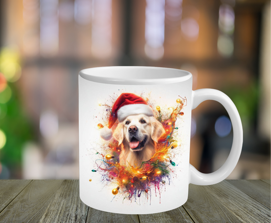 Golden Santa Color Pop Mug