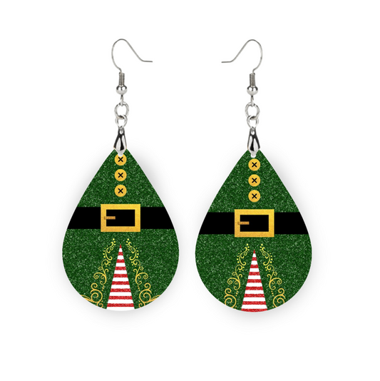 Elf Buckle Teardrop Earrings