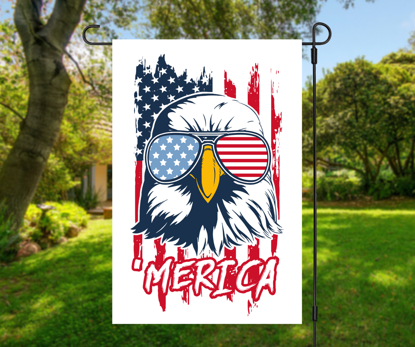 'Merica Garden Flag