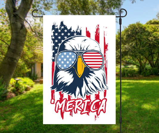 'Merica Garden Flag