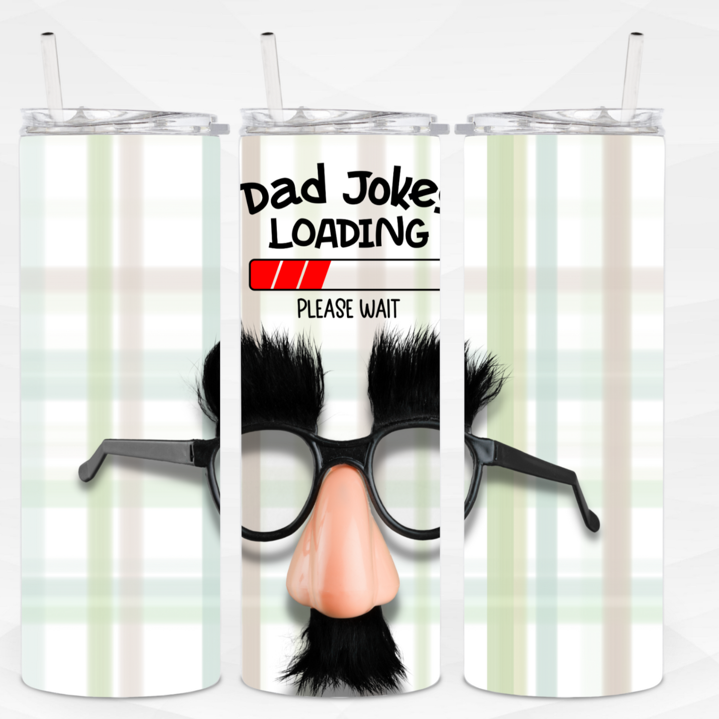 Dad Joke Loading Please Wait Skinny Tumbler