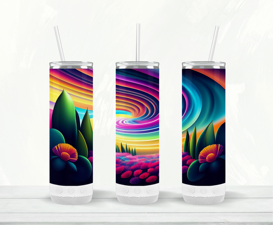 Plants Rainbow Bluetooth Speaker Tumbler