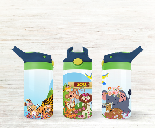 Zoo 12 oz Kids Water Bottle