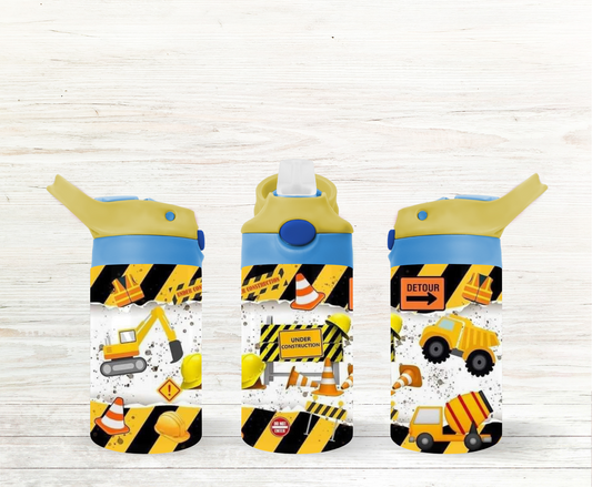 Under Construction 12 oz Kids Water Bottle