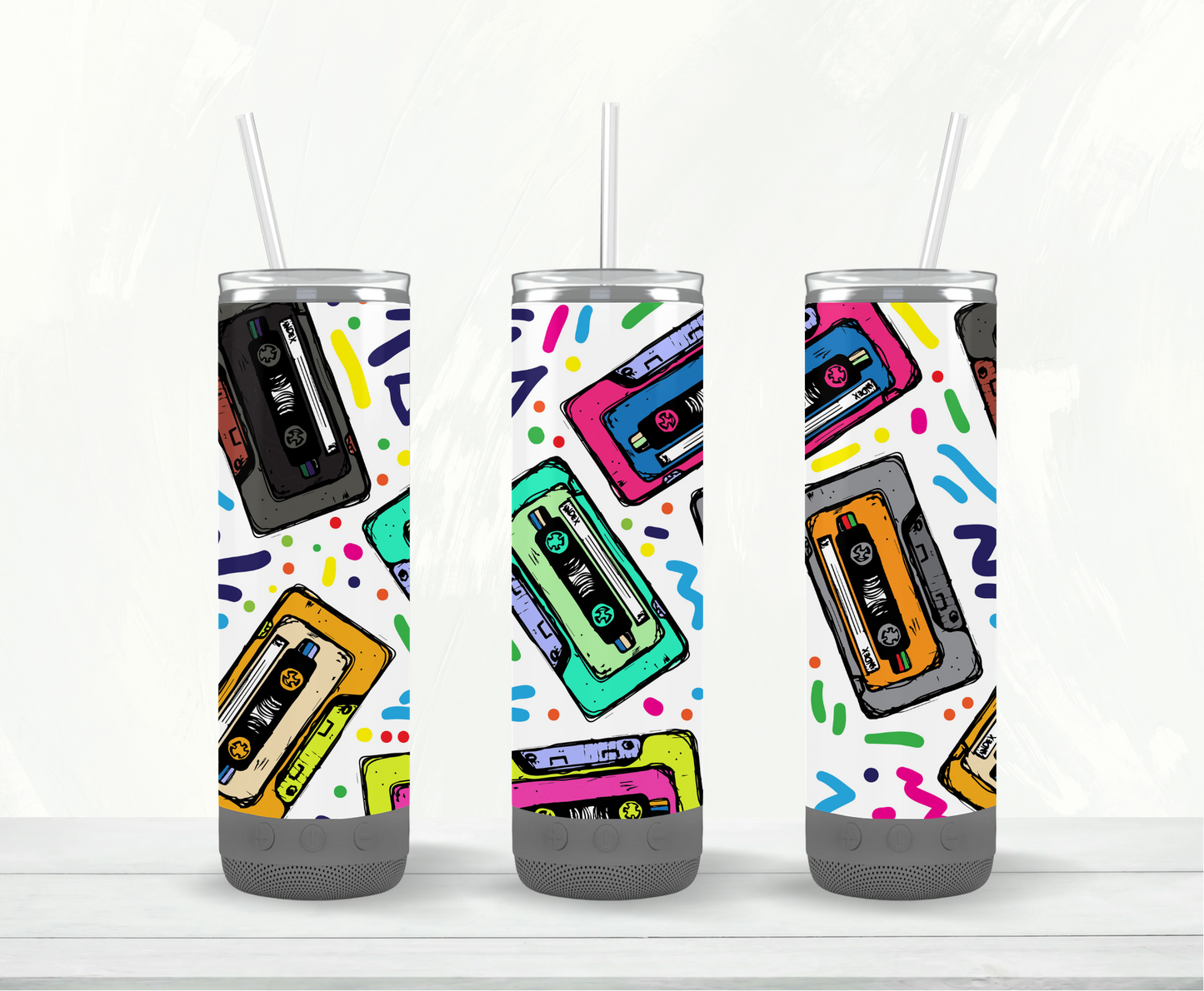 Cassette Tape Bluetooth Speaker Tumbler