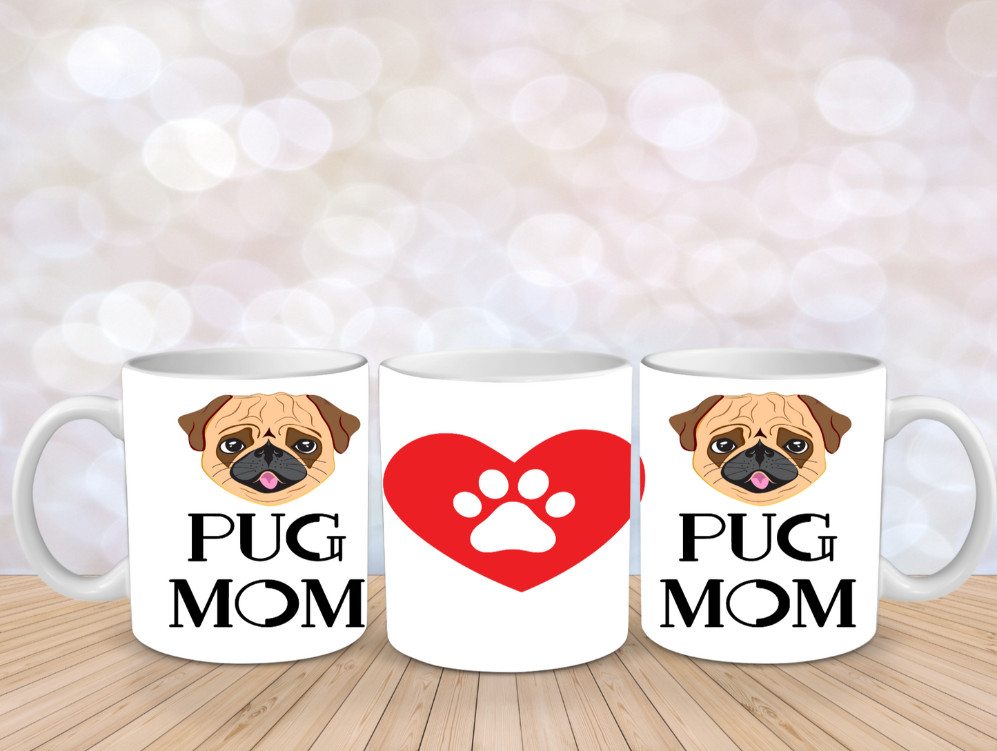 Pug Mom Mug