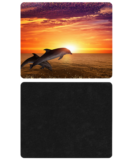 Dolphin in Sunset Mousepad