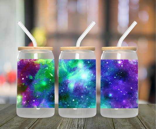 Nebula Frosted Glass Can